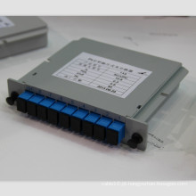 1X8 Box Tipo Sc Upc Connector Fibra óptica PLC Splitter